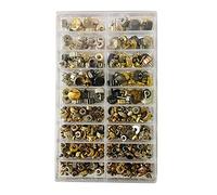 BREAUX Uhrenkrone Uhrenkopf Uhrenteile für Armbanduhren Teile e Flachkopf Uhrenzubehör Reparatur Werkzeug Kit für Uhrmacher Werkzeugsatz für Uhrenreparatur, einfarbig, Einheitsgröße