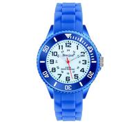 Brecjon Kinder Armbanduhr Jungen Mädchen Lernuhr Silikonuhr Kids 5ATM wasserdicht Leuchtzifferblatt royal blau 2102