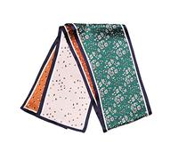 BREEZE NOUTHERLY Women's 100% Pure Mulberry Silk Scarf,Damenschal aus 100% reiner Maulbeerseide, doppelseitig, rechteckig, zum Binden, Hals, Taillenstreifen