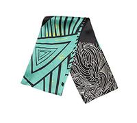 BREEZE NOUTHERLY Women's 100% Pure Mulberry Silk Scarf,Damenschal aus 100% reiner Maulbeerseide, doppelseitig, rechteckig, zum Binden, Hals, Taillenstreifen