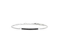 Breil Armband BRACCIALE für Herren aus Edelstahl mit Zirkonia in der Farbe Silber, mit Klappverschluss, Länge: 22 cm, TJ3362