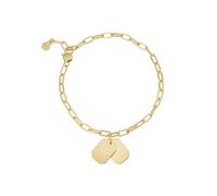 Breil, Armband Private Code Collection, Edelstahlarmband mit Individuellen Stahlelementen mit Glänzender Oberfläche, Verstellbare Länge bis zu 21 cm