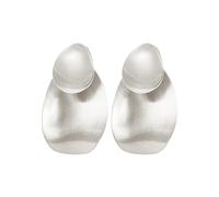 Breil B WHISPER Damen Ohrringe 3,1cm aus Stahl in der Farbe Silber, TJ3232