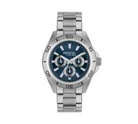 Breil Chrono Gent multifunction men's watch blue background EW0710 316L steel case and bracelet