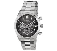 Breil Classic Elegance Herren Armbanduhr mit Armband aus Edelstahl in der Farbe: Silber, Gehäusedurchmesser: 42 mm, EW0595