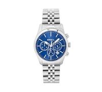 Breil, Coupé-Kollektion, Herrenuhr, Chronograph aus poliertem Stahl, Sunray-Zifferblatt, Leuchtkugeln und IP-Gun-Indizes, Armband mit 5 Gliedern, Faltschließe, Gehäuse 42 mm