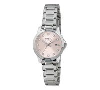 BREIL - Damen Uhr aus der Kollektion Classic Elegance EW0408 - Armbanduhr mit Analogem Zifferblatt in Rosa - Solo Tempo Bewegung - 3H - Quarzuhr - mit Edelstahl-Armband