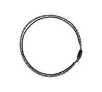 BREIL - Damenhalskette Element Medium Stardust aus der Kollektion MAGNETICA SYSTEM TJ2939 - Schmuck, Kette ist veränderbar u. mit anderen Stücken aus der Kollektion kombinierbar - Stahl/Hämatit, 45 cm