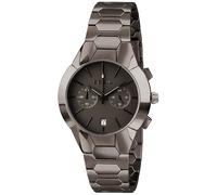 Breil - Damenkollektion Armbanduhr NEW ONE TW1851 - Wasserdichter Damen Chronograph - Edelstahlarmbanduhr - Schwarzes Zifferblatt und Edelstahlarmband