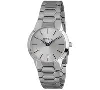 BREIL - Damenkollektion Armbanduhr NEW ONE TW1852 - wasserdichte Damen Uhr - Edelstahlarmbanduhr - White Sunray Zifferblatt und Edelstahlarmband