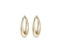 BREIL - Damenohrringe Hyper Collection TJ3045 - Damenschmuck - Leichter IP-Goldstahl-Ohrring für Damen, mit Hochglanzoberfläche und Steckverschluss - Gold