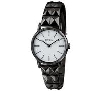 Breil - Damenuhr Kollektion Rockers TW1845 - Lady's Time Only Uhr - Uhrenarmband aus schwarzem Stahl - 32 mm