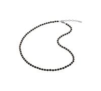 Breil - Halskette für Herren Black Onyx TJ2410 - Rose Edelstahl und Black Onyx Halskette - Gesamtlänge 52 cm