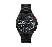 Breil Herrenuhr, Kollektion Abarth, analoges Quarzwerk, wasserdicht bis 100 Meter, Geschenkidee für Herren, Schwarz , 42, Modern