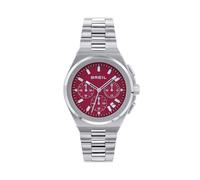 BREIL Herrenuhr, Kollektion Apex, Quarzuhrwerk, wasserdicht bis 100 m, Geschenkideen für Herren, burgunderrot, Modisch, leger