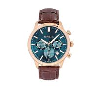 BREIL Herrenuhr, Kollektion Aplomb, Quarzuhrwerk, wasserdicht bis 50 m, Geschenkideen für Herren, blau, 40.5, Modisch, leger