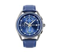 BREIL Herrenuhr, Kollektion Cachet, Quarzwerk, wasserdicht bis 50 m, Geschenkideen für Herren, blau, 44, Modisch, leger