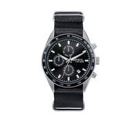 Breil Herrenuhr, Kollektion Echo, analoges Quarzwerk, wasserdicht bis 50 Meter, Geschenkidee für Herren, Schwarz , 42, Modern