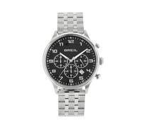 BREIL Herrenuhr, Kollektion Lumiere, Quarzuhrwerk, wasserdicht bis 50 m, Geschenkideen für Herren, Schwarz , 42, Modisch, leger