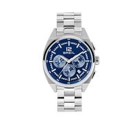 BREIL Herrenuhr, Kollektion Master, Quarzuhrwerk, wasserdicht bis 100 m, Geschenkideen für Herren, Schwarz , 42, Modisch, leger