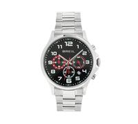 BREIL Herrenuhr, Kollektion Roulette, Quarzuhrwerk, wasserdicht bis 50 m, Geschenkideen für Herren, Schwarz , 43, Modisch, leger