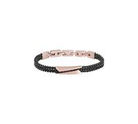 Breil Edit Out zweifarbiges Herren Stahlarmband aus Stahl hergestellt Roségold verziert, Min. Länge: 17 cm, Max. Länge: 22 cm, TJ3434