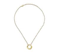 Breil Juwel Sammlung HEXAGONIA, HALSKETTEN aus DAMEN in FARBIGER STAHL Farbe GOLD messen 45 - TJ3507