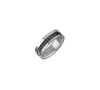 Breil Juwel Sammlung JOINT, RINGE aus HERREN in FARBIGER STAHL Farbe SILVER/BLACK messen 23 - TJ3053