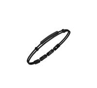 Breil Loop Herrenarmband aus Stahl hergestellt, Farbe: Schwarz, Min. Länge: 17,5 cm, Max. Länge: 20,3 cm, TJ3441