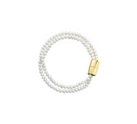 Breil Magnetica System Damen Armband aus Edelstahl hergestellt mit Süßwasserperlen verziert, Max. Länge 19,5 cm, TJ3301