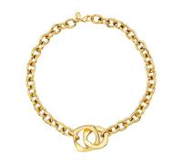 Breil Juwel Sammlung TETRA GOES BIG, HALSKETTEN aus DAMEN in FARBIGER STAHL Farbe GOLD messen 45 - TJ3943