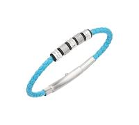 Breil Juwel Sammlung WANDERLUST, ARMBÄNDER aus HERREN in LEATHER AND STEEL Farbe TURQUISE messen EINZIGARTIG - TJ3373