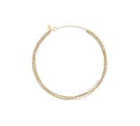 Breil, Kollektion Margot, Damen-Halskette, mehrreihig, aus poliertem Stahl, verziert mit weißen Perlen, verstellbarer Verschluss, Länge bis zu 45 cm, Geschenkidee für Damen, Taglia unica, Farbiger