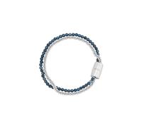 Breil, Magnetic System Collection, Damenarmband mit Kette und Natursteinen, Ultramarinfarbener Achat, Magnetverschluss, Geschenkideen für Frauen