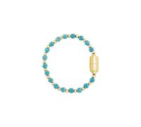 Breil Damen Armband Magnetica System TJ3586 – kleines Element Meer & Himmel, Mikrokugeln, 19 cm