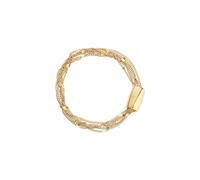 Breil, Magnetica System Kollektion, Kleines Comet Armband, Damenarmband aus Goldfarbenem Poliertem Edelstahl, Magnetverschluss, Farbe: Gold, Größe: 19,5 cm, Mädchen- und Damenschmuck