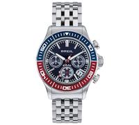 Breil Herren Chronograph Manta 1970 mit silberfarbenem Stahlarmband, 20 Bar, Gehäusedurchmesser: 44 mm, TW2010