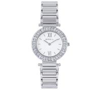 Breil Pivot Damen Armbanduhr mit Armband aus Stahl, in der Farbe: Silber/Weiß und Baguetteschliff, Gehäusedurchmesser: 32 mm, TW1963