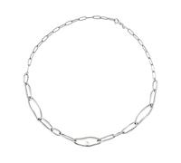 Breil Sammlung WHITE CAVE, Halskette Damen aus STAHL, NATURPERLEN | Sammlung WHITE CAVE, Halskette, Maße 45 cm, Schmuck als Geschenkidee Damen
