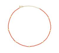 Breil Schmuck TJ4079 Kollektion B Rocks, Damenhalsketten aus Stahl, Kristalle Farbe Orange Größe 45 mit Kristall, Taglia unica, Stahl, Kristalle, Kristall