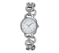 Breil Uhr Damen Agata Ziffernblatt Weiss Bewegung NUR Zeit Quartz e Bracelet Stahl Silber EW0278