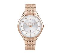 Breil Uhr Damen Arbiter Ziffernblatt Silber Bewegung NUR Zeit Quartz e Bracelet Farbiger Stahl PINK TW1865