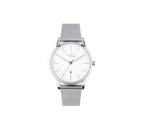 Breil Uhr Damen Avery Ziffernblatt Weiss Bewegung NUR Zeit Quartz e MESH Stahl Silber EW0677