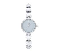 Breil Bt Heart Damen Armbanduhr mit Armband aus Edelstahl in der Farbe: Silber, Gehäusedurchmesser: 28 mm, EW0630