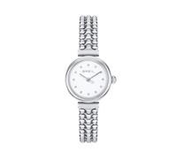 Breil Uhr Damen Bubble Ziffernblatt Weiss Bewegung NUR Zeit Quartz e Bracelet Stahl Silber TW2082