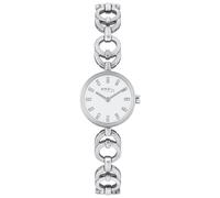 Breil Uhr Damen Luna Ziffernblatt Weiss Bewegung NUR Zeit Quartz e Bracelet Stahl Silber EW0553