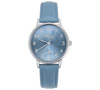 Breil Paradise Damen Armbanduhr mit Armband aus Leder, in der Farbe: Fuchsia, Gehäusedurchmesser: 30 mm, EW0633