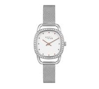 Breil Uhr Damen Penelope Ziffernblatt Weiss Bewegung NUR Zeit Quartz e MESH Stahl Silber EW0491