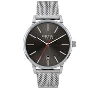 Breil Uhr Herren, Armband aus Stahl, Gehäusedurchmesser 41 cm | Sammlung AVERY, Uhrwerk Quartz Analog, Wasserbeständig bis 30 Meter, Schmuck als Geschenkidee Herren
