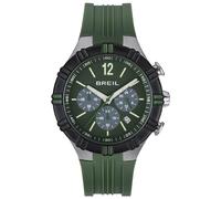 Breil Uhr Herren B Rise Ziffernblatt SCHWARZ Bewegung Chrono Quartz e GÜRTEL Polyurethane ORANGE TW2004